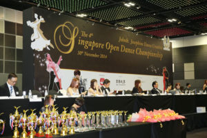 Judges and back drop