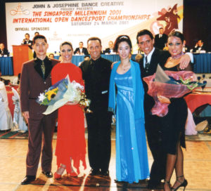 John and Josephine with guest artists - Massimo & Alessia and Jukka & Sirpa