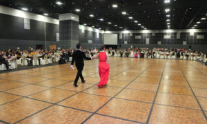 John and Josephine thanking the audience