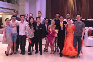 John & Josephine with Yale-NUS Ballroom Dancing Team