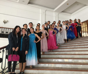 Josphine with Yale-NUS Ballroom Dancing Team